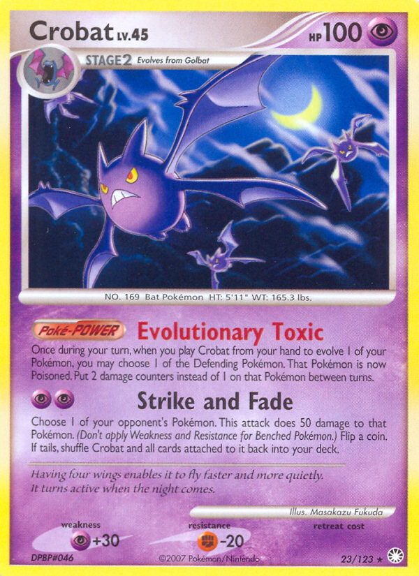 Mysterious Treasures Crobat #23/123